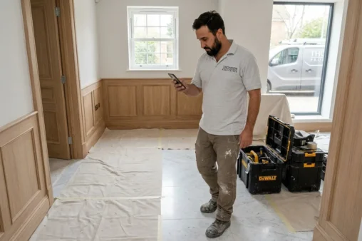 During a renovation, what does good day-to-day communication from a builder look like in practice?